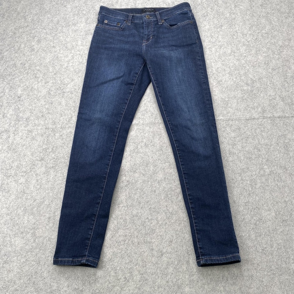 Banana Republic Sculpt Skinny Jeans Womens 25/0 Petite (26x25) Blue Stretch